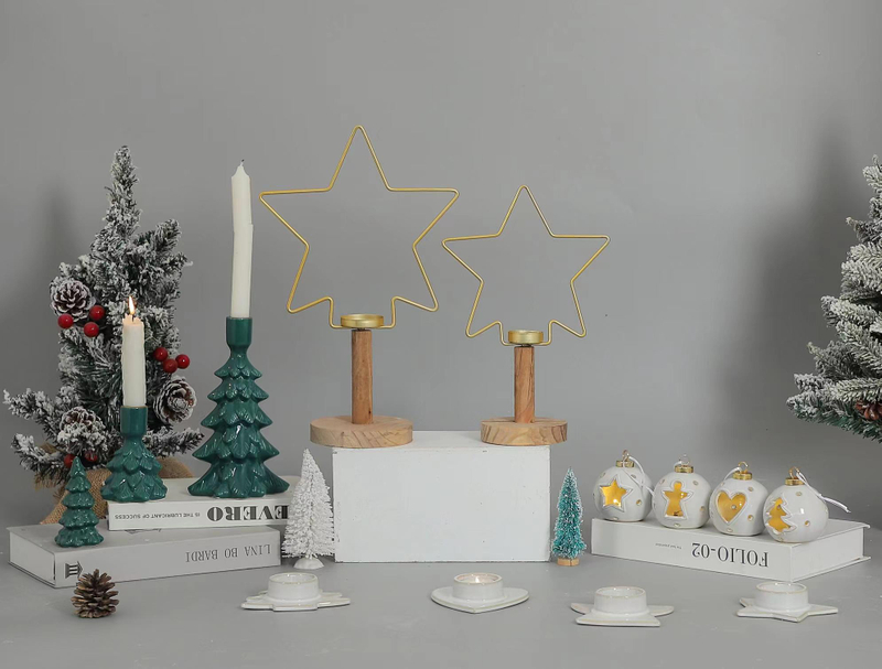 porcelain Christmas tree / star / heart candy holder - 25