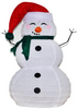 Fabric-wrap Snowman collapsible lights