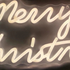 Acrylic Sheet MerryChristmas Letters Lights