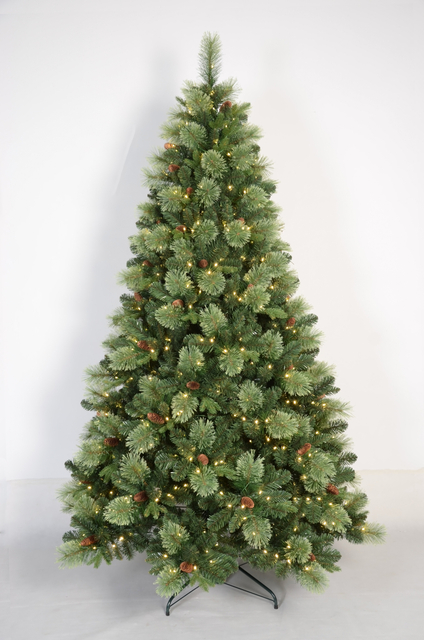 X'mas Green color Ordinary Christmas tree Light with pine cone - 20