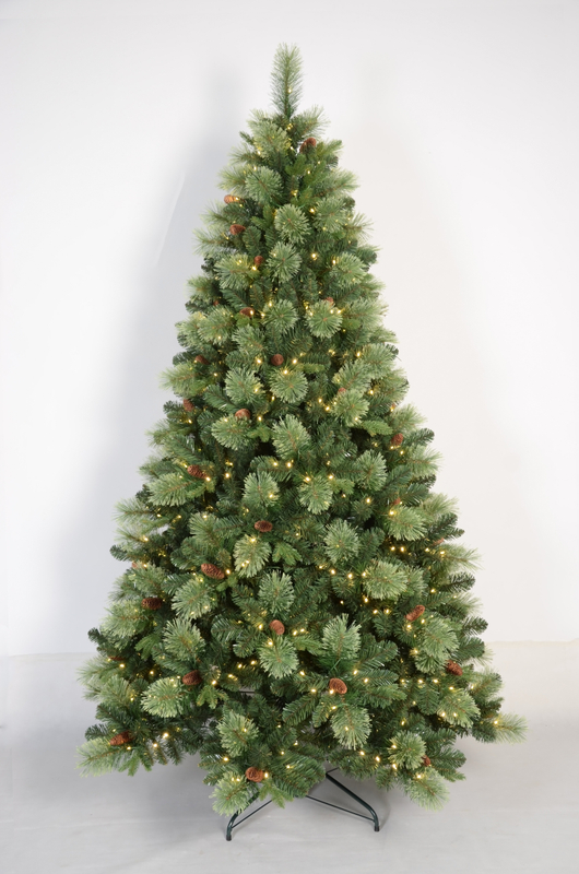 X'mas Green color Ordinary Christmas tree Light with pine cone - 20
