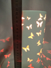 Butterfly-patterned RGB Color-Changing lamp post 10cm * height of 21cm 