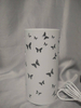 Butterfly-patterned RGB Color-Changing lamp post 10cm * height of 21cm 