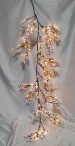 New 1.5M Artificial Withered Branch Vine & Flower LED Light Tree - F4 Recessed 70-LED Warm White Blossom Lamp for Elegant Indoor/Outdoor Decorative Illumination