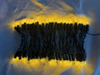 F10 Dark Green LED String Lights with 50 Warm White Bulbs, 9:1 Blinking Ratio, 15cm Spacing