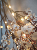 New 1.5M Artificial Withered Branch Vine & Flower LED Light Tree - F4 Recessed 70-LED Warm White Blossom Lamp for Elegant Indoor/Outdoor Decorative Illumination