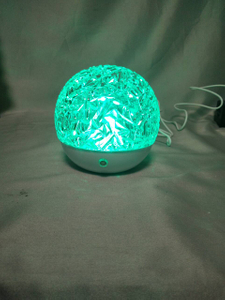 RGB LED Water Ripple Light with 1.5W Single-Chip Source | Dual Control: Touch Switch + 24-Key Remote for Dynamic Color Effects & Ambient Lighting