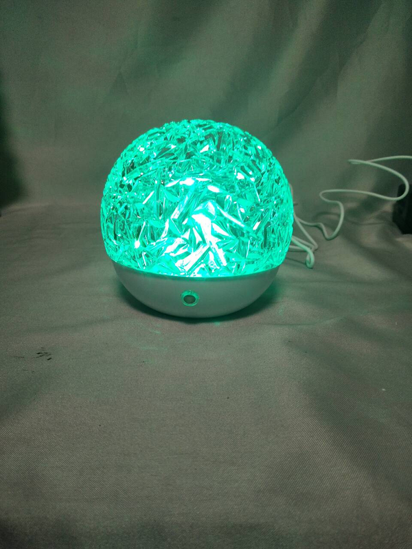 RGB LED Water Ripple Light with 1.5W Single-Chip Source | Dual Control: Touch Switch + 24-Key Remote for Dynamic Color Effects & Ambient Lighting