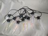 10-LED Ice Cone Light Strip with PET Plastic Housing | Waterproof & Flexible Design for Decorative Lighting