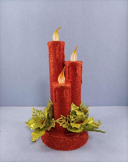 Acrylic red candle lights