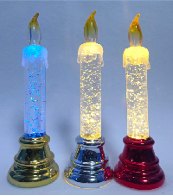 Acrylic transparent candle water light 2