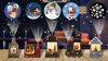 Acrylic Virgin Mary / Santa Claus & Reindeer / Snowman / Santa Claus SR - 1