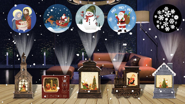 Acrylic Virgin Mary / Santa Claus & Reindeer / Snowman / Santa Claus SR - 1
