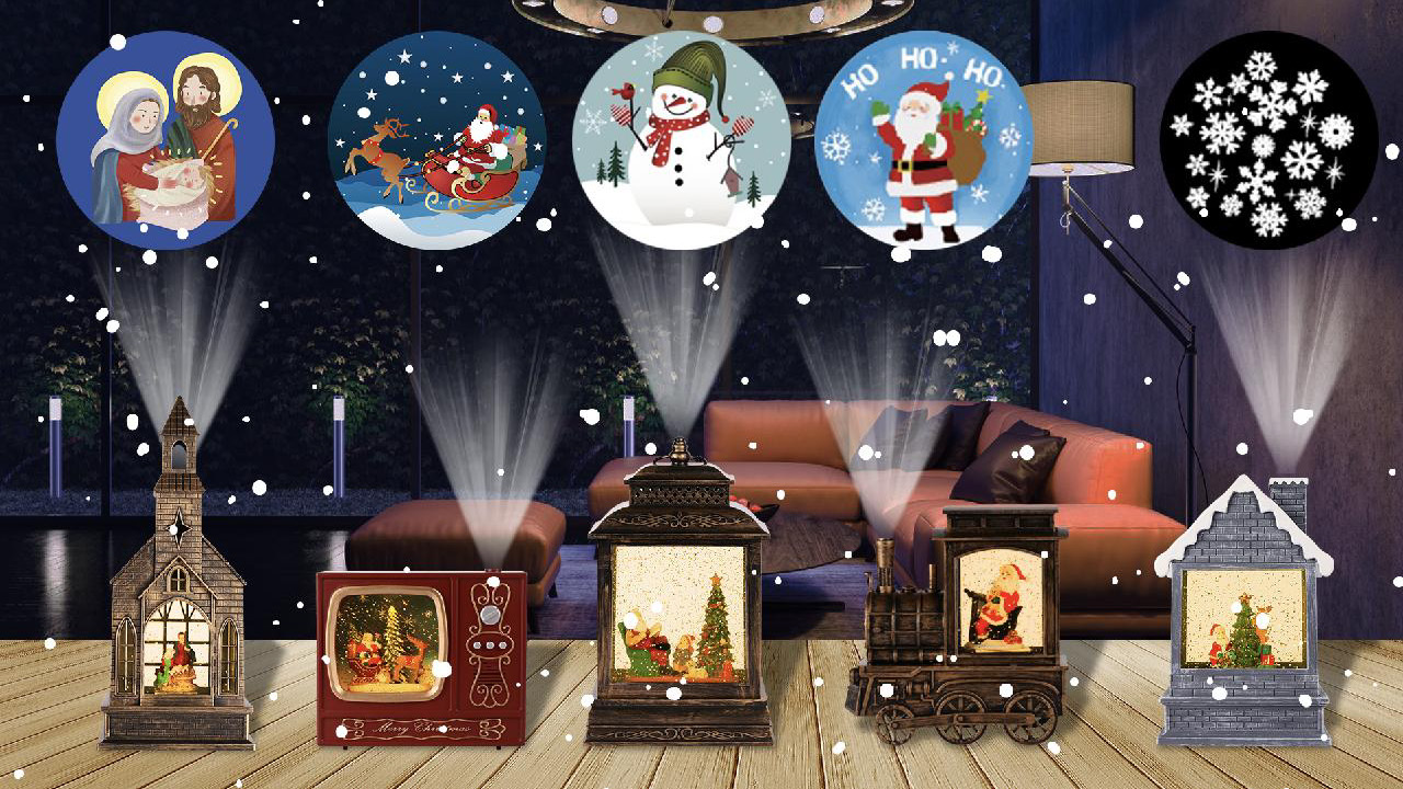 Acrylic Virgin Mary / Santa Claus & Reindeer / Snowman / Santa Claus SR - 1