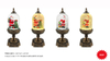 Acrylic Water globe spinner Lantern Santa Claus SR - 90