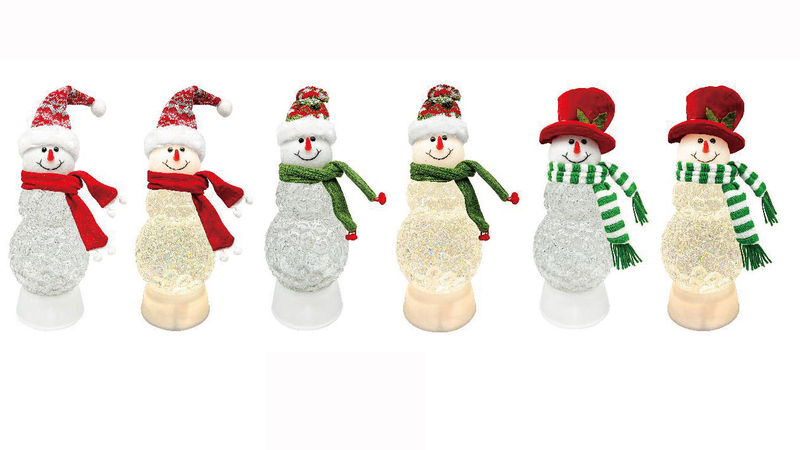 Acrylic Water Snow Globe Figure Snowman SR - 122