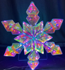PVC magic color +Metal 2D snowflack modeling