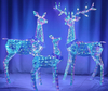 PVC Magic Color +Metal Reindeer Modeling Lights