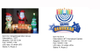 Gingerbread Man & Hanukkah Candle Inflatable Lights