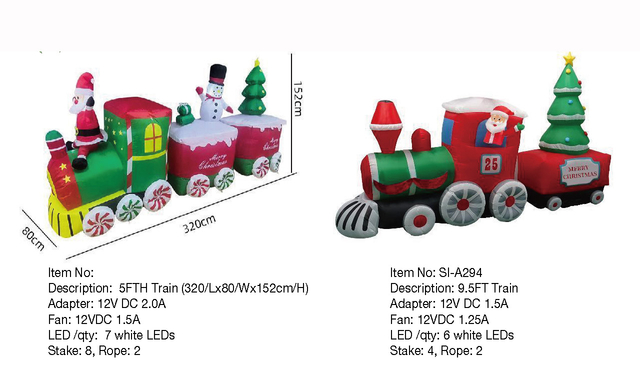 Train Inflatable Lights