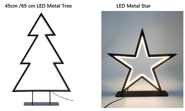 Metal motif light (Tree/Star)