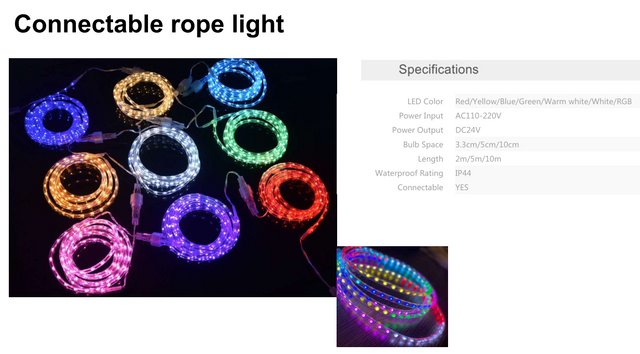 Connetable Rope lights 