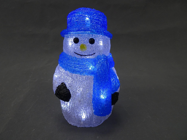 PS 3D Snowman Crystal lights 