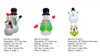 7FT,8FT Balloon Snowman Inflatable Lights