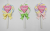 clay dough lollipop with heart- 38