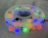 5-Meter Rose Flower LED String Lights with 40 Multicolored (Four-Color) Bulbs, Vibrant Decorative Lighting for Parties/Gardens/Festive Events