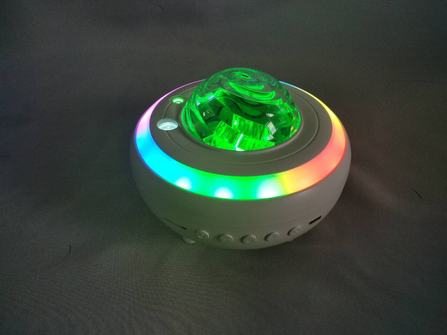 New Model Laser Moon & Galaxy Running Light Audio Projection Lamp - 360° Rotating Starry Sky Effect