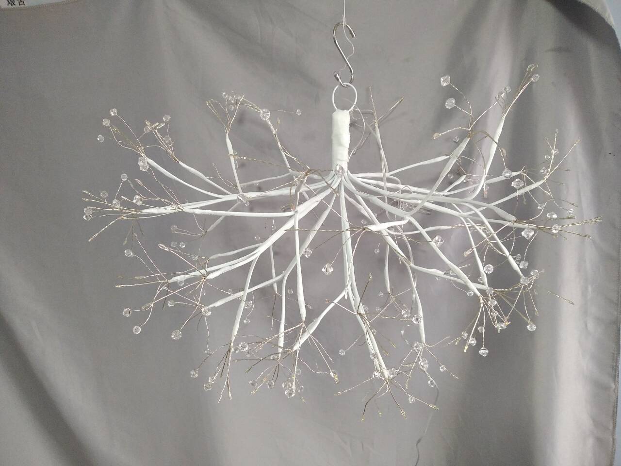 New Dual-Use Cherry Blossom LED Light - 40cm Height Hangable or Potted Design with Delicate Sakura Flowers for Versatile