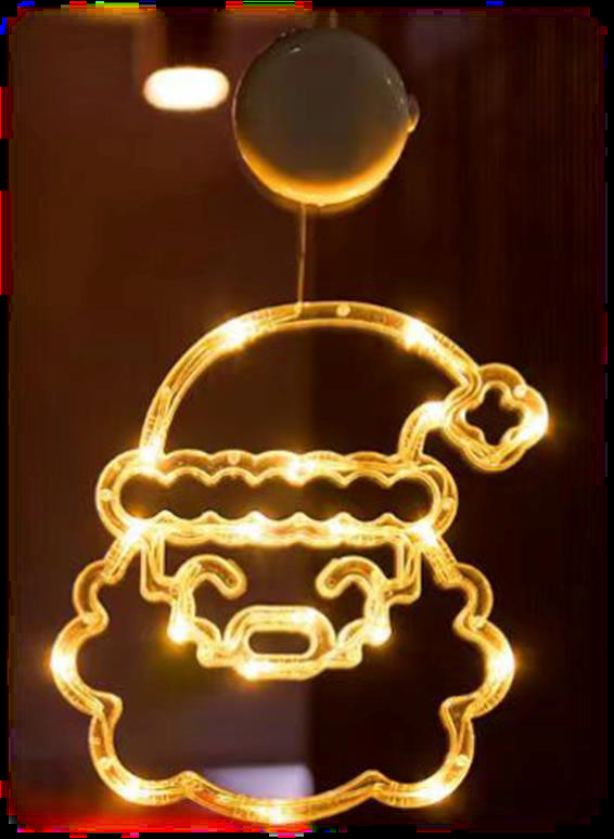 Acrylic Christmas light decorations and ornaments