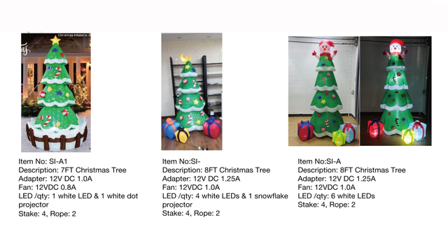 Christmas Tree Inflatable Lights
