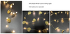 String lights+Metal leaves