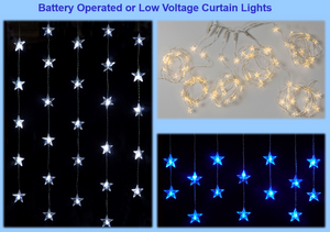 PS Small star curtain lights