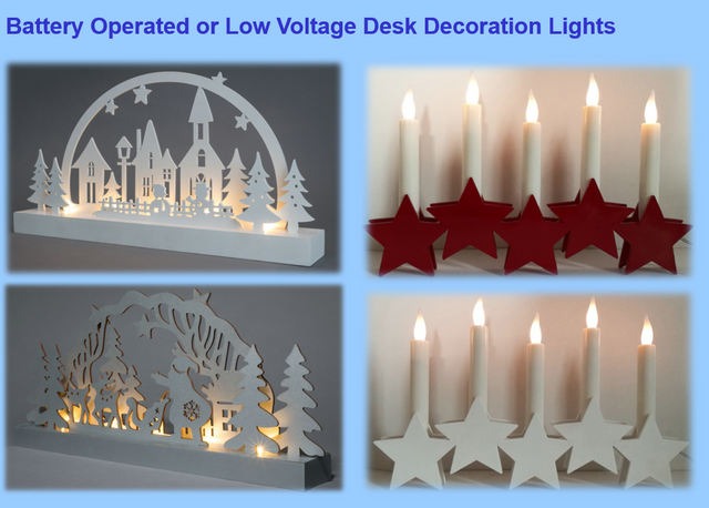 Desk decoration lights 