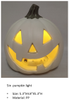PP 5in White Pumpkin modle light