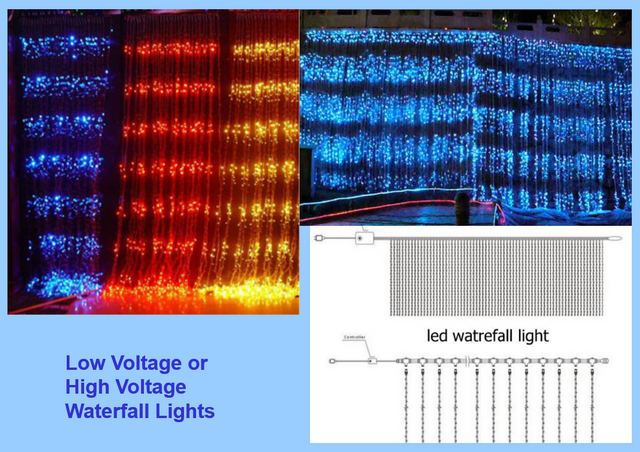 F5 Led Watrefall Light