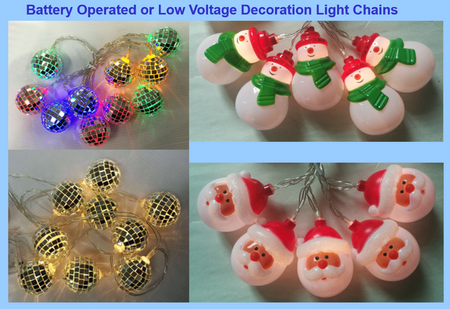 Xmas Decoration Light chains 
