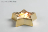 porcelain big gold star candle holder- 20