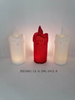 porcelain white / red candle light- 7