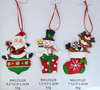 clay dough Santa Claus / Snowman / Reindeer with gifts- 33