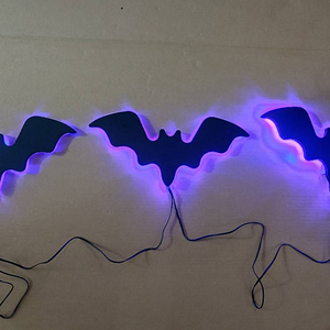 Halloween Wooden Bat（Set of 3)