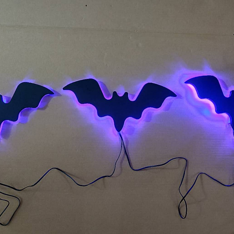 Halloween Wooden Bat（Set of 3)