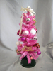 Pink 35cm rotating mini Christmas tree