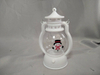 Snowman-Themed Table Decor (7.5×5.5×13cm), Button Cell Battery-Powered LED Light, Cozy Winter Holiday Accent