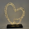 3D Heart with wooden base 600LEDs