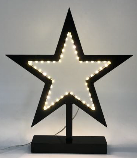 wooden star light