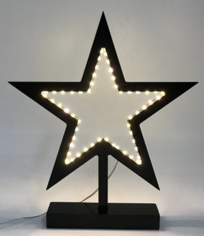 wooden star light